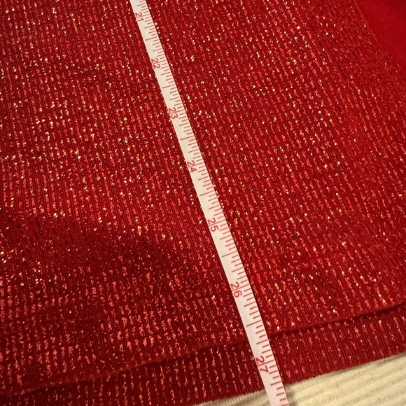 Vintage Ronni Nicole II Red Metallic Shimmer Jacket Blazer 3X Plus Made in USA - Picture 2 of 6